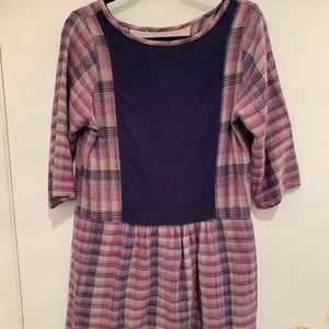 Ace & Jig Peasant Mini dress in Hazel. Medium.